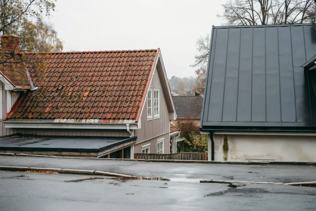 s v ljer du r tt takmaterial f r svenskt klimat tegel pl t eller papp